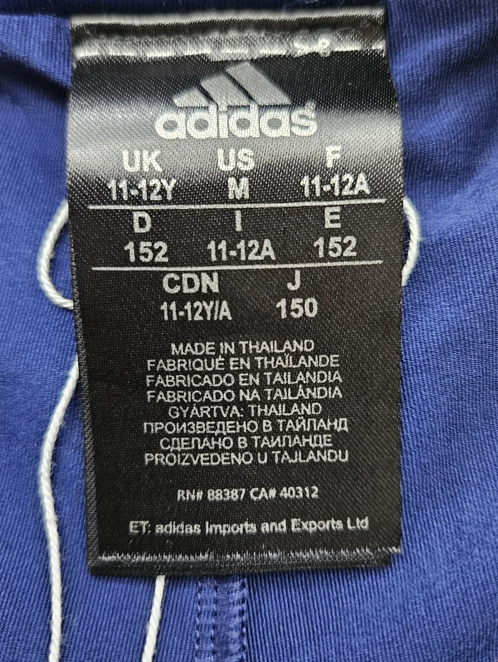 Adidas Roland Garros Paris Tennis Skirt/Skort‎ Blue/Orange Vintage Y2K Size M
